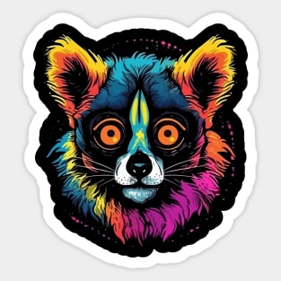 Lemur Smiling Sticker